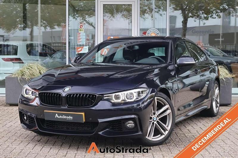 Zwart Gebruikt 2021 BMW 418 Gran Coupé M Sport Coupé | € 23.700 (Goede deal) - Afbeelding 1/4