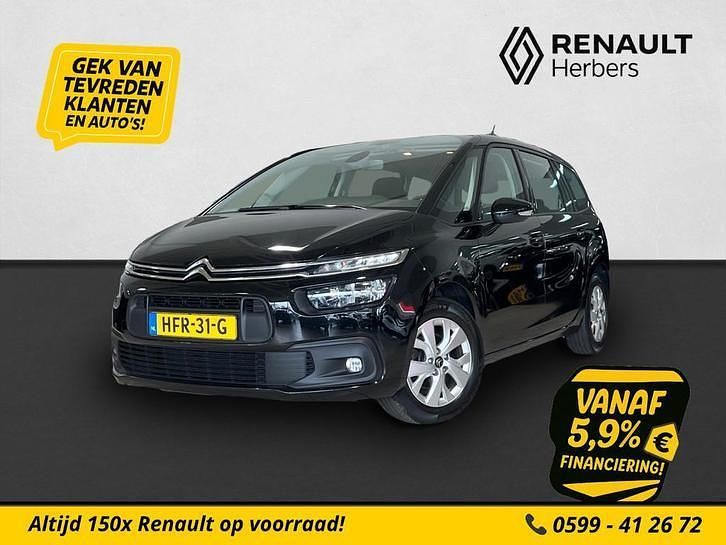 Zwart Gebruikt 2022 Citroën C4 SpaceTourer PureTech MPV | € 20.850 (Eerlijke prijs) - Afbeelding 1/4