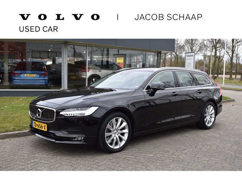 Zwart Gebruikt 2018 Volvo V90 Momentum Stationwagen | € 26.900 (Eerlijke prijs) - Afbeelding 1/4