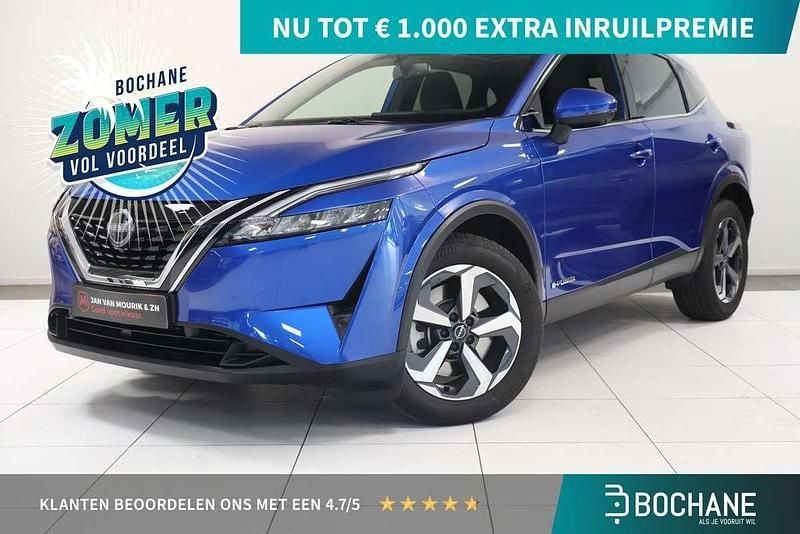 Blauw, metallic lak Gebruikt 2024 Nissan Qashqai 360º SUV | € 34.240 (Super prijs) - Afbeelding 1/4
