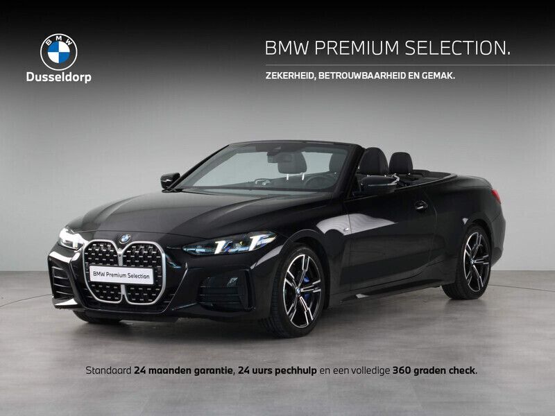 Zwart Gebruikt 2024 BMW 430 Cabriolet Comfort Edition Cabriolet | € 63.950 (Duur) - Afbeelding 1/4