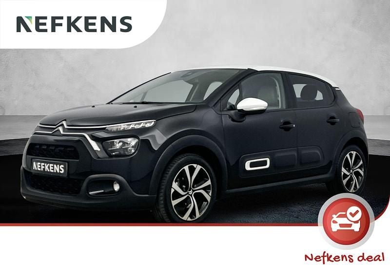 Zwart Gebruikt 2023 Citroën C3 Feel Hatchback | € 18.925 (Eerlijke prijs) - Afbeelding 1/4