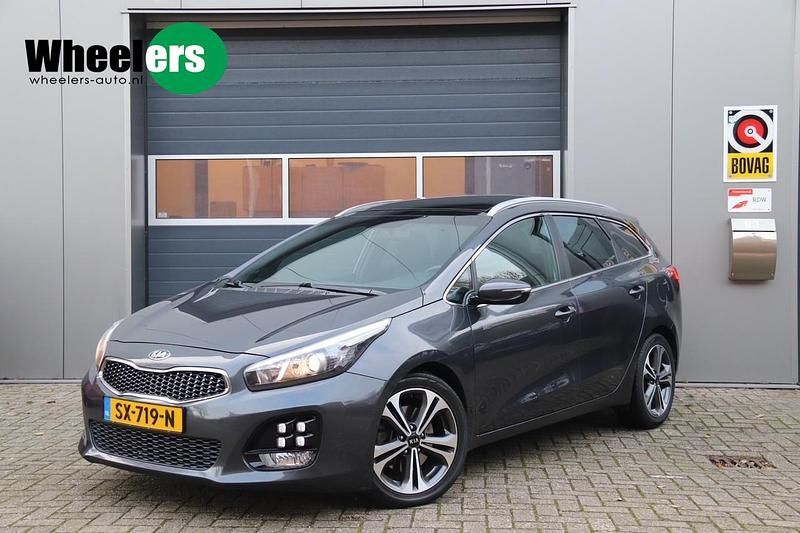 Zwart Occasion 2018 Kia Ceed Sportswagon GT-Line Stationwagen | € 14.995 (Eerlijke prijs) - Afbeelding 1/4