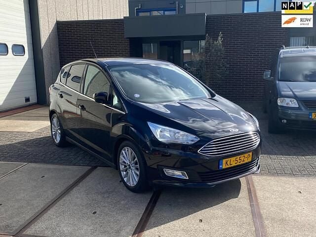 Zwart Gebruikt 2016 Ford C-MAX Titanium MPV | € 12.950 (Goede deal) - Afbeelding 1/4