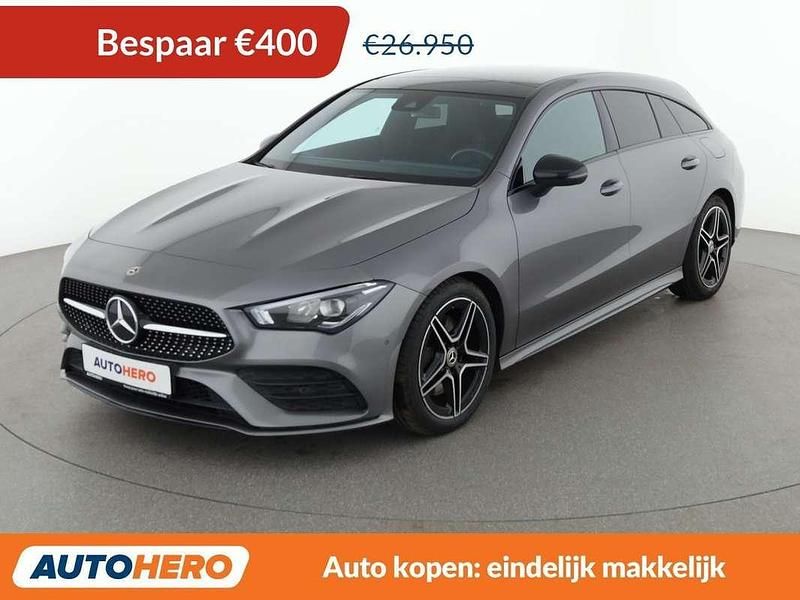 Occasion Mercedes CLA200 Shooting Brake AMG line 163 PK (119 kW) 2020 Grijs Stationwagen