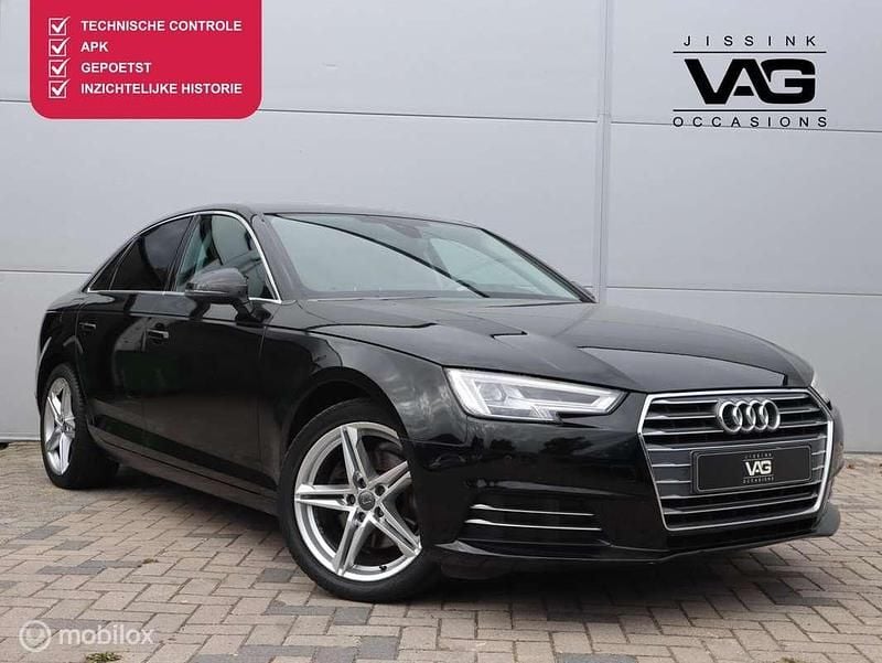 Zwart Gebruikt 2017 Audi A4 Sedan | € 16.899 (Eerlijke prijs) - Afbeelding 1/4