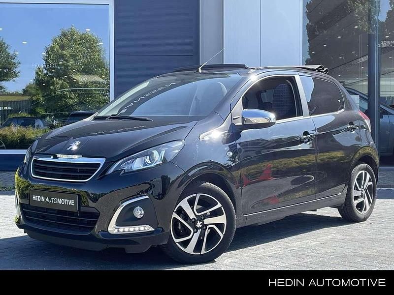 Zwart Gebruikt 2021 Peugeot 108 Allure Hatchback | € 13.495 (Duur) - Afbeelding 1/3