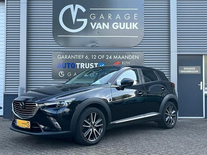 Zwart Gebruikt 2016 Mazda CX-3 SUV | € 16.995 (Eerlijke prijs) - Afbeelding 1/4