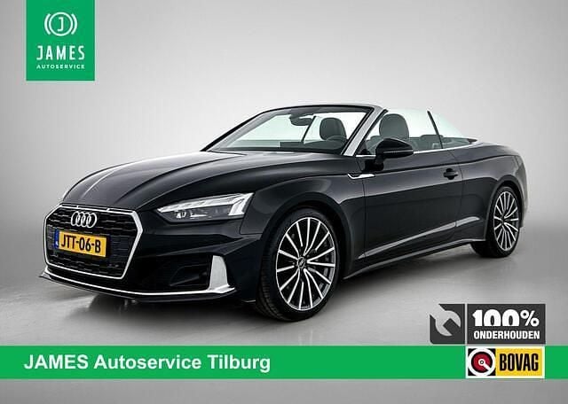 Occasion Audi A5 Cabriolet S-Line 204 PK (150 kW) 2021 Zwart Cabriolet