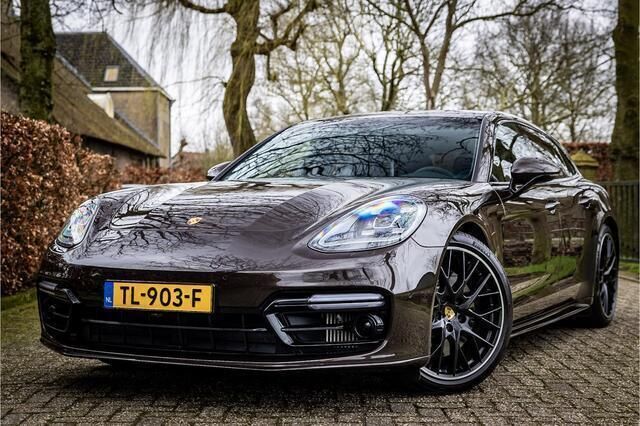 Bruin Gebruikt 2018 Porsche Panamera S E-Hybrid Sport Turismo Sedan | € 68.950 (Super prijs) - Afbeelding 1/4
