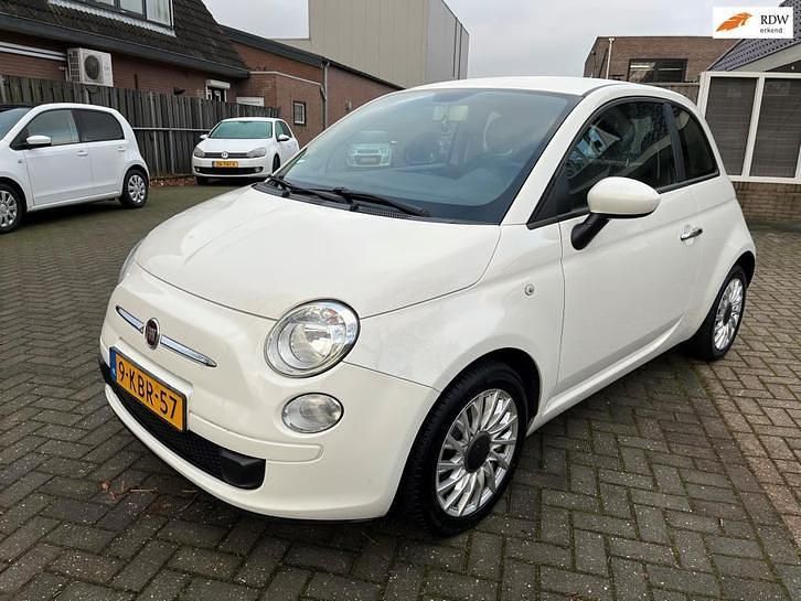 Wit Gebruikt 2013 Fiat 500 Pop Hatchback | € 3.950 (Goede deal) - Afbeelding 1/4