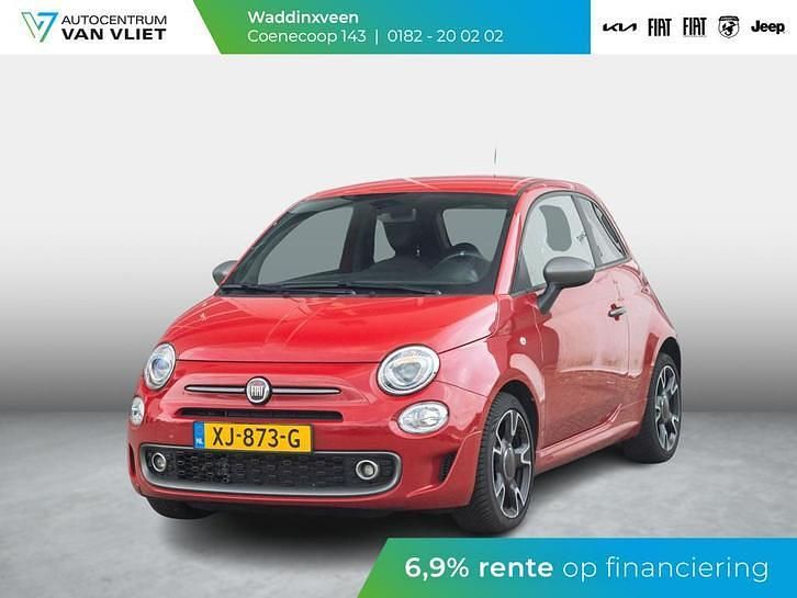 Rosso passione 111 Gebruikt 2019 Fiat 500 Sport Hatchback | € 9.990 (Eerlijke prijs) - Afbeelding 1/4
