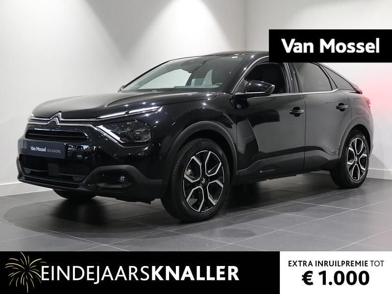 Zwart Gebruikt 2023 Citroën e-C4 Shine SUV | € 19.940 (Eerlijke prijs) - Afbeelding 1/3