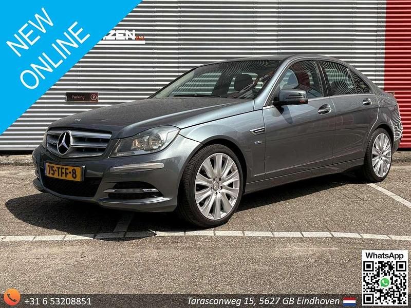 Grijs Gebruikt 2012 Mercedes C180 Avantgarde Sedan | € 5.950 (Eerlijke prijs) - Afbeelding 1/4