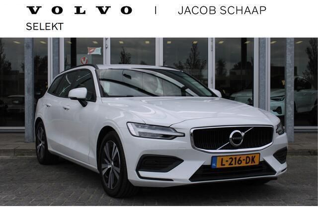 Wit Gebruikt 2021 Volvo V60 Momentum Stationwagen | € 26.500 (Super prijs) - Afbeelding 1/4