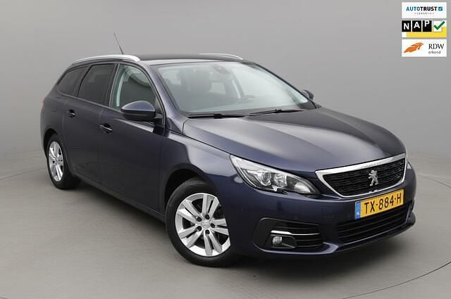 Blauw Occasion 2018 Peugeot 308 SW Stationwagen | € 7.950 (Super prijs) - Afbeelding 1/3