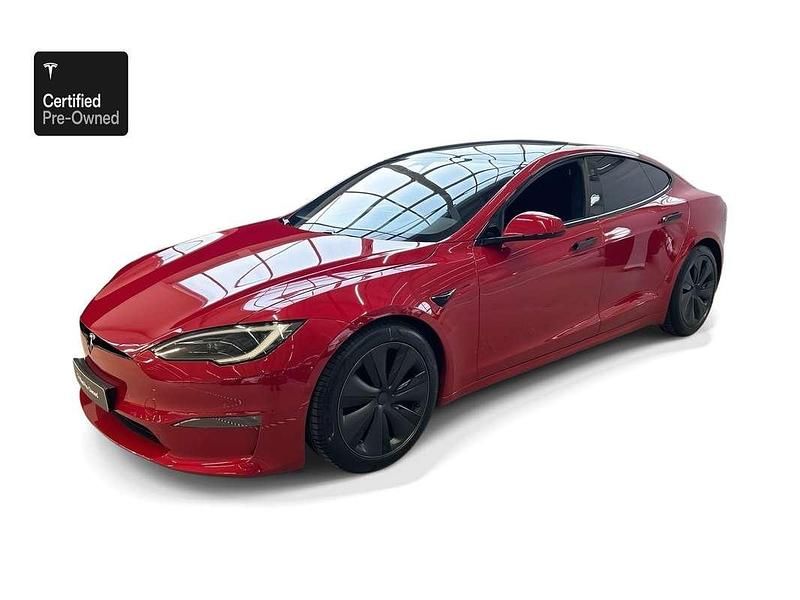 Rood Gebruikt 2022 Tesla Model S Hatchback | € 75.000 - Afbeelding 1/4
