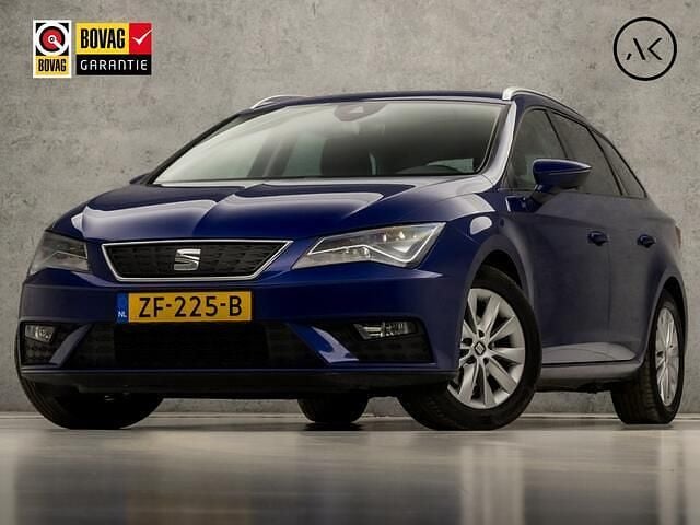 Blauw Occasion 2019 Seat Leon ST Sport Stationwagen | € 14.745 (Eerlijke prijs) - Afbeelding 1/4
