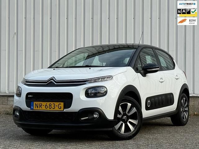 Wit Gebruikt 2017 Citroën C3 PureTech Hatchback | € 8.449 (Goede deal) - Afbeelding 1/3