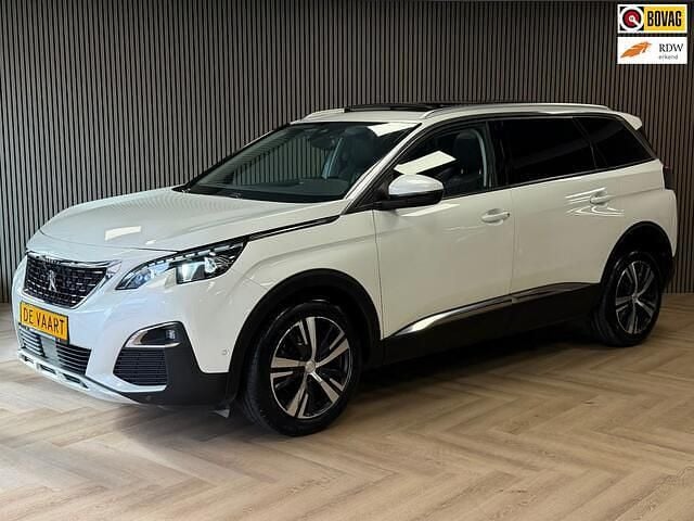 Wit Gebruikt 2019 Peugeot 5008 Allure MPV | € 21.995 (Iets duurder) - Afbeelding 1/4