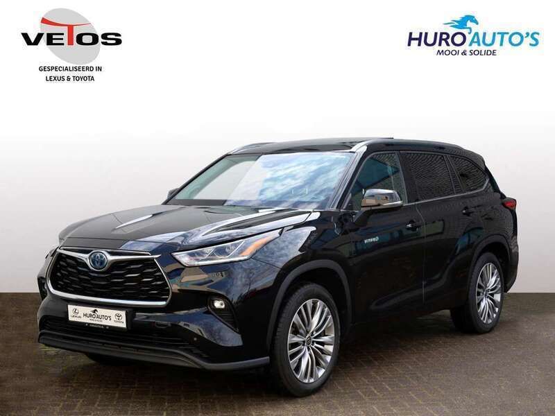 Zwart Gebruikt 2021 Toyota Highlander Executive SUV | € 51.750 (Eerlijke prijs) - Afbeelding 1/4
