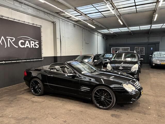Zwart Occasion 2003 Mercedes SL350 Cabriolet | € 11.750 (Eerlijke prijs) - Afbeelding 1/4