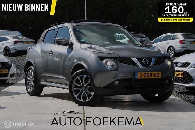 Grijs Gebruikt 2015 Nissan Juke S SUV | € 9.690 (Eerlijke prijs) - Afbeelding 1/4