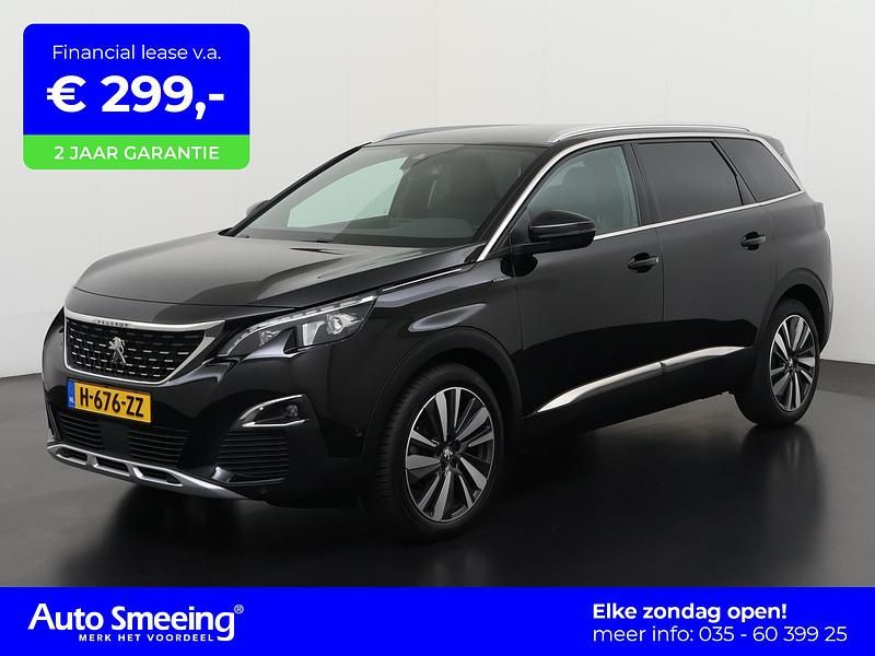 Zwart Gebruikt 2020 Peugeot 5008 GT-line SUV | € 23.690 (Eerlijke prijs) - Afbeelding 1/4