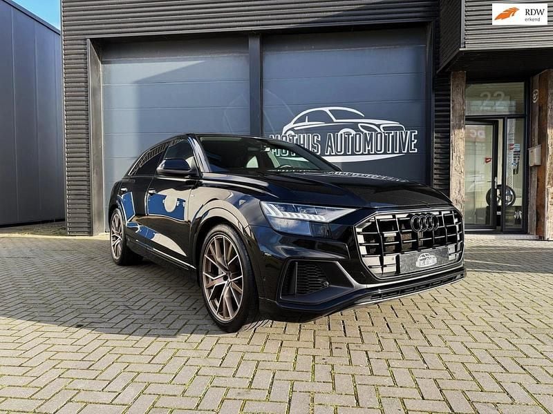 Zwart Gebruikt 2021 Audi Q8 S-Line SUV | € 54.750 (Super prijs) - Afbeelding 1/4