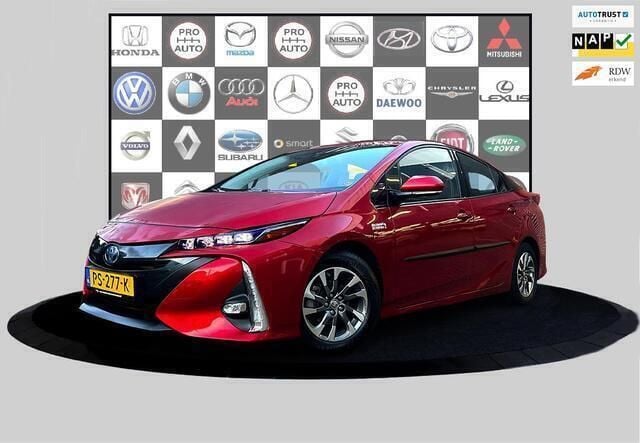 Rood Gebruikt 2017 Toyota Prius Business Edition Hatchback | € 19.241 (Eerlijke prijs) - Afbeelding 1/4