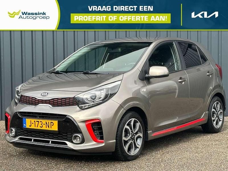 Grijs Gebruikt 2020 Kia Picanto GT-Line Hatchback | € 13.440 (Eerlijke prijs) - Afbeelding 1/4