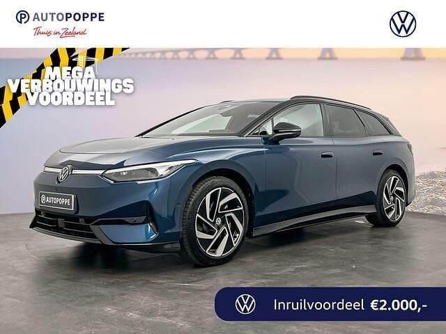 Blauw Nieuw 2025 VW ID.7 Pro Sedan | € 55.550 - Afbeelding 1/4
