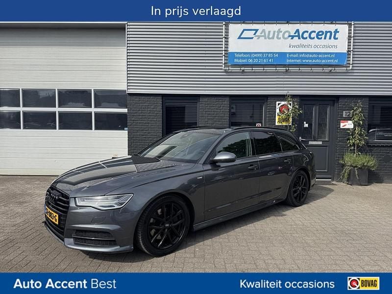 Grijs Gebruikt 2015 Audi A6 S-Line Stationwagen | € 20.888 (Eerlijke prijs) - Afbeelding 1/4