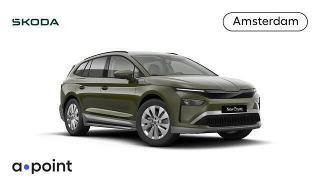 Groen Nieuw 2025 Skoda Enyaq iV Business Line SUV | € 44.749 (Super prijs) - Afbeelding 1/4