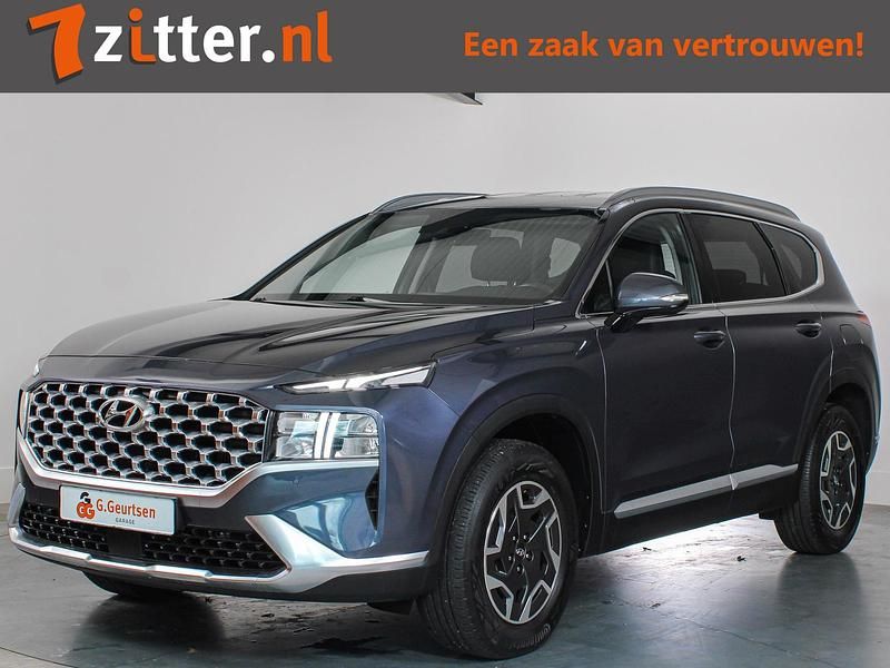 Blauw Gebruikt 2021 Hyundai Santa Fe Comfort SUV | € 28.895 (Eerlijke prijs) - Afbeelding 1/4