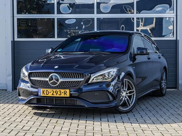 Blauw Gebruikt 2016 Mercedes CLA180 Shooting Brake AMG Stationwagen | € 15.950 (Eerlijke prijs) - Afbeelding 1/4