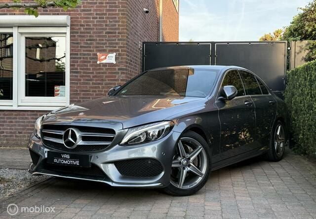 Grijs Gebruikt 2017 Mercedes C180 Sport Edition Sedan | € 21.495 (Eerlijke prijs) - Afbeelding 1/4