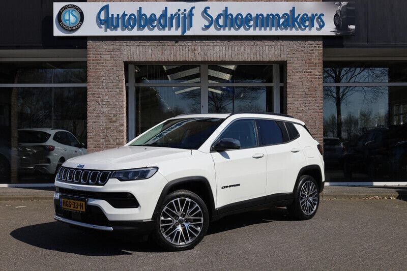 Wit Gebruikt 2022 Jeep Compass Limited SUV | € 27.440 - Afbeelding 1/4