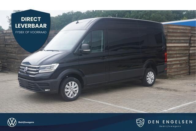 Zwart Nieuw 2024 VW Crafter Exclusive Van | € 47.990 (Goede deal) - Afbeelding 1/4