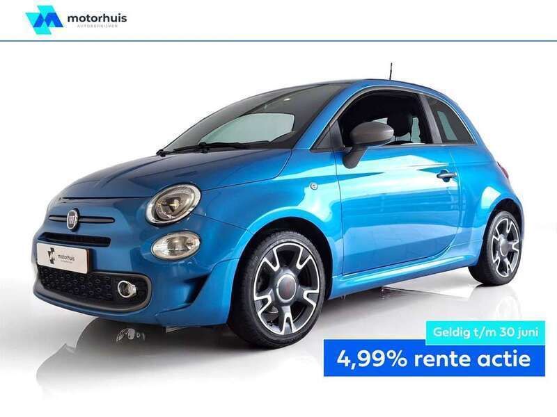 Blauw Gebruikt 2017 Fiat 500 Sport Hatchback | € 11.950 (Eerlijke prijs) - Afbeelding 1/4