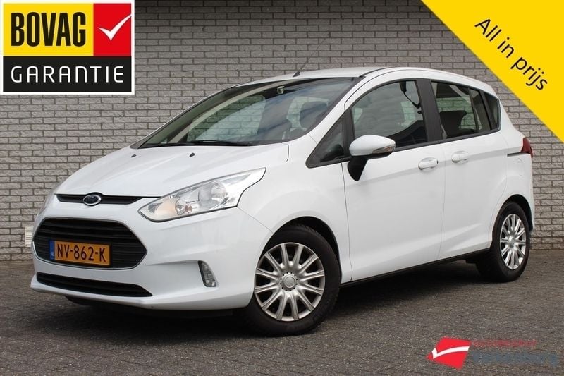 Wit, metallic lak Gebruikt 2017 Ford B-MAX Style MPV | € 8.650 (Eerlijke prijs) - Afbeelding 1/4
