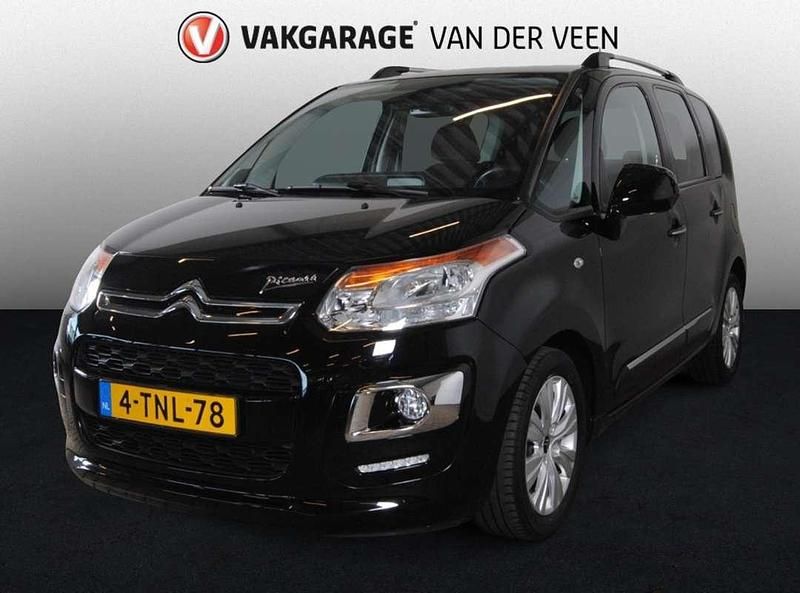 Zwart Gebruikt 2014 Citroën C3 Picasso Exclusive MPV | € 9.945 (Duur) - Afbeelding 1/3