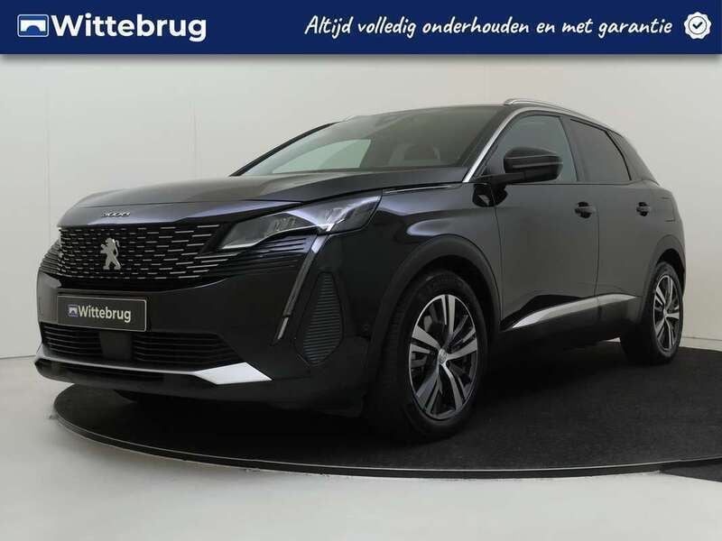 Zwart Gebruikt 2022 Peugeot 3008 Allure SUV | € 28.925 (Goede deal) - Afbeelding 1/3