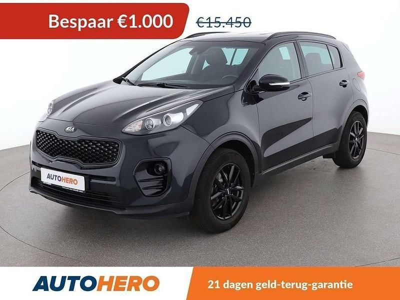 Zwart Gebruikt 2017 Kia Sportage Attract SUV | € 14.649 (Eerlijke prijs) - Afbeelding 1/3