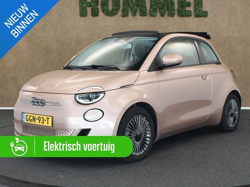 Roze Gebruikt 2022 Fiat 500e La Prima Hatchback | € 20.245 (Goede deal) - Afbeelding 1/4