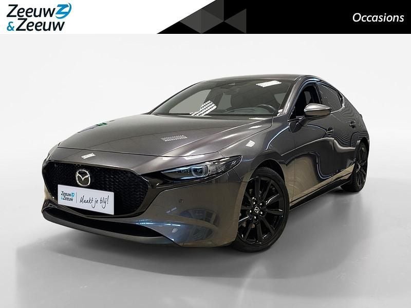 Grijs Gebruikt 2019 Mazda 3 Luxury Hatchback | € 20.450 (Eerlijke prijs) - Afbeelding 1/4