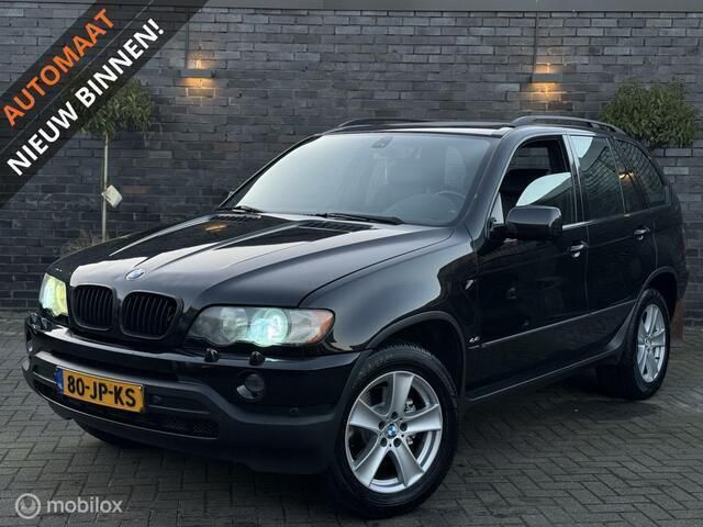 Zwart Gebruikt 2002 BMW X5 Executive SUV | € 3.995 (Super prijs) - Afbeelding 1/4