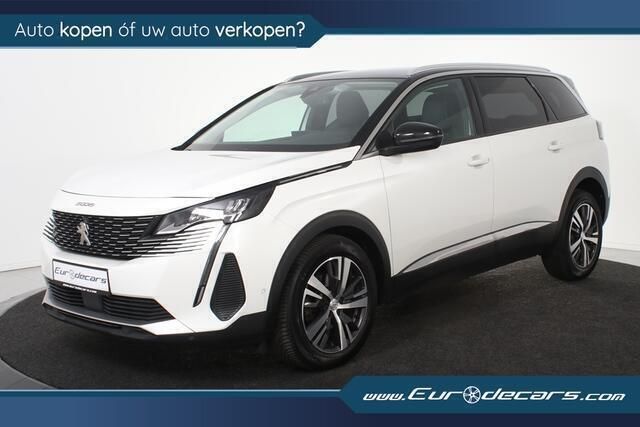 Wit, metallic lak Gebruikt 2021 Peugeot 5008 Allure MPV | € 25.850 (Eerlijke prijs) - Afbeelding 1/4