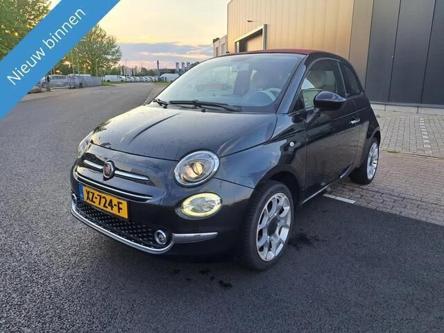 Zwart Gebruikt 2015 Fiat 500C Lounge Cabriolet | € 7.999 (Super prijs) - Afbeelding 1/4