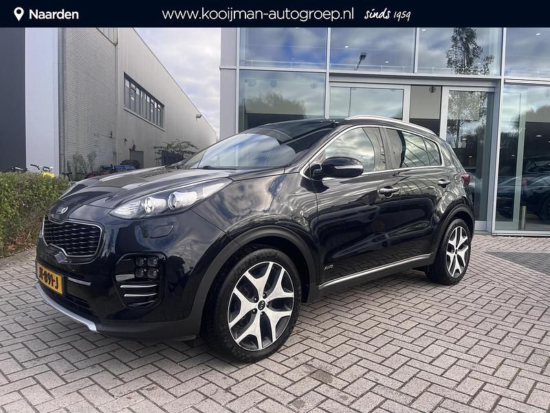 Zwart Gebruikt 2016 Kia Sportage GT-Line SUV | € 19.900 (Eerlijke prijs) - Afbeelding 1/4